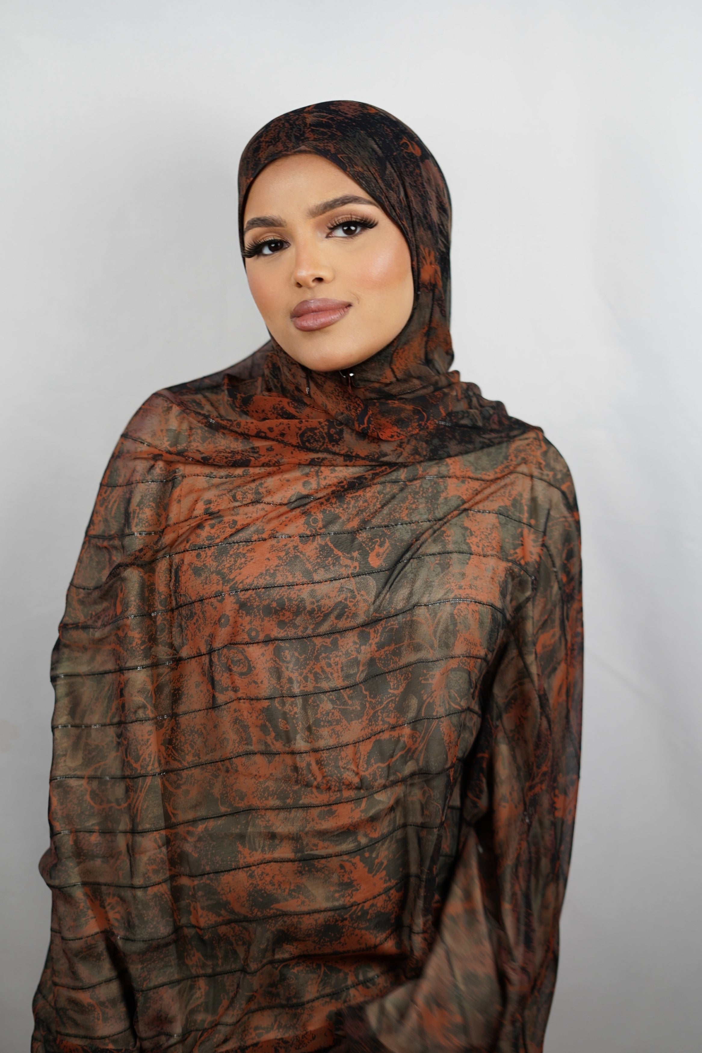 Rust Aura Hijab