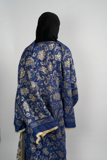 Layali Navy Cashmere Abaya