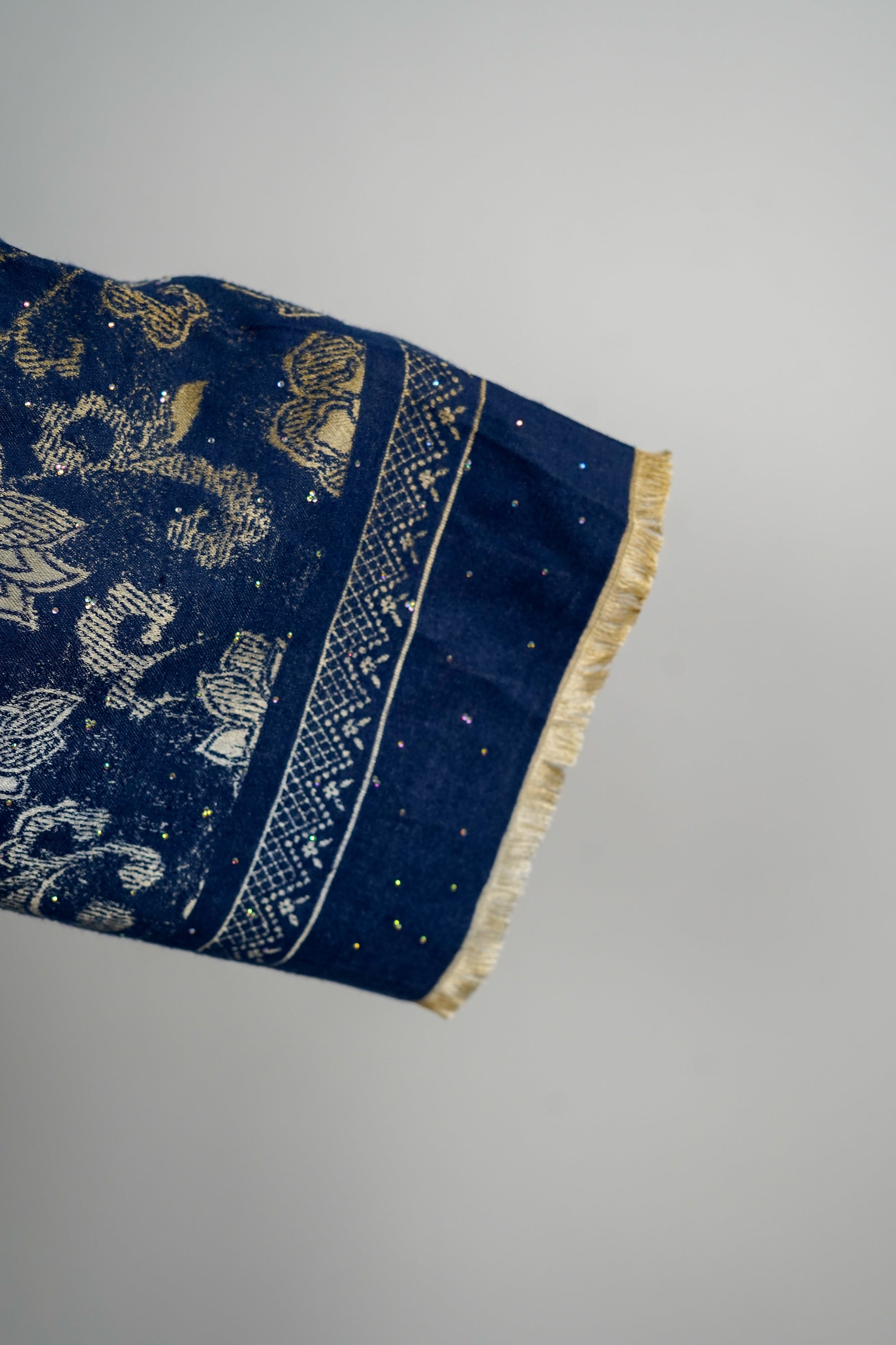 Layali Navy Cashmere Abaya