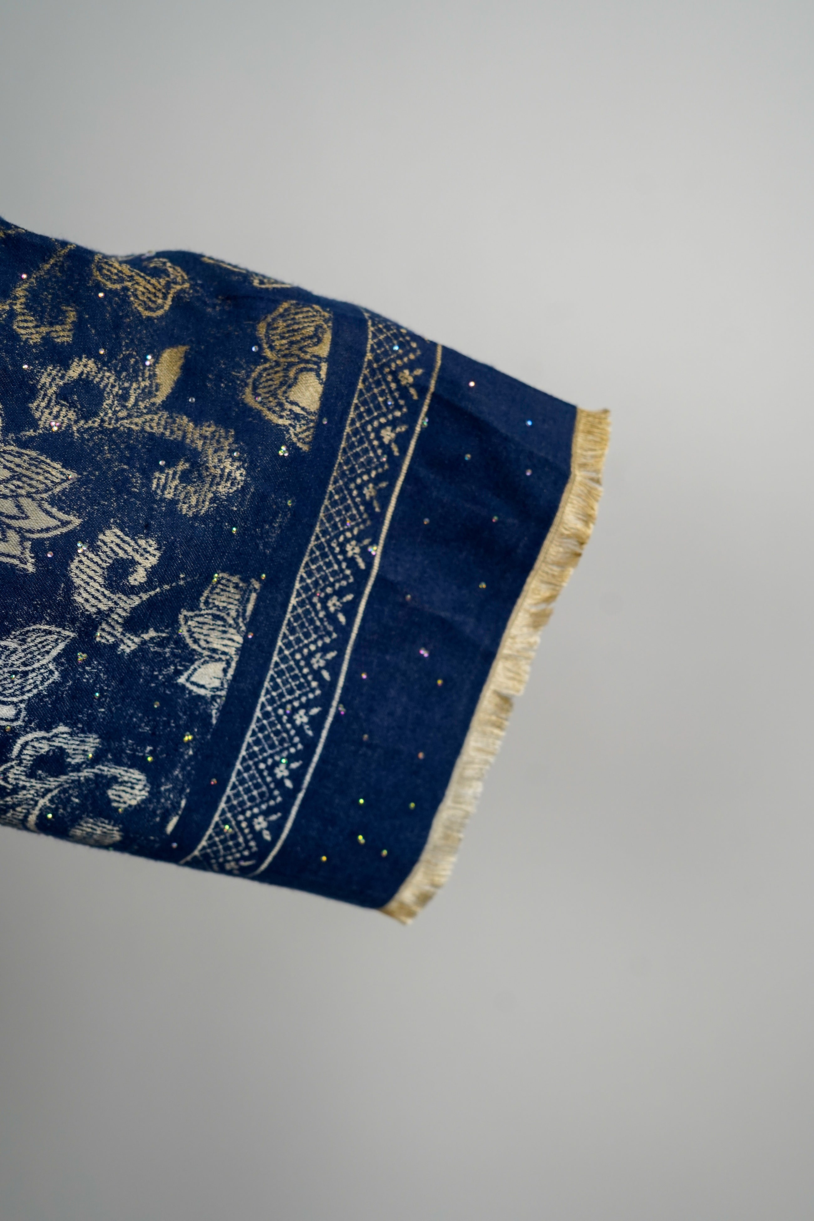 Layali Navy Cashmere Abaya