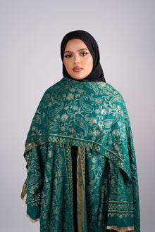 Jade Pashmina Abaya